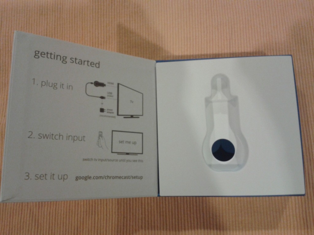 Instructions For Setting Up Google Chromecast